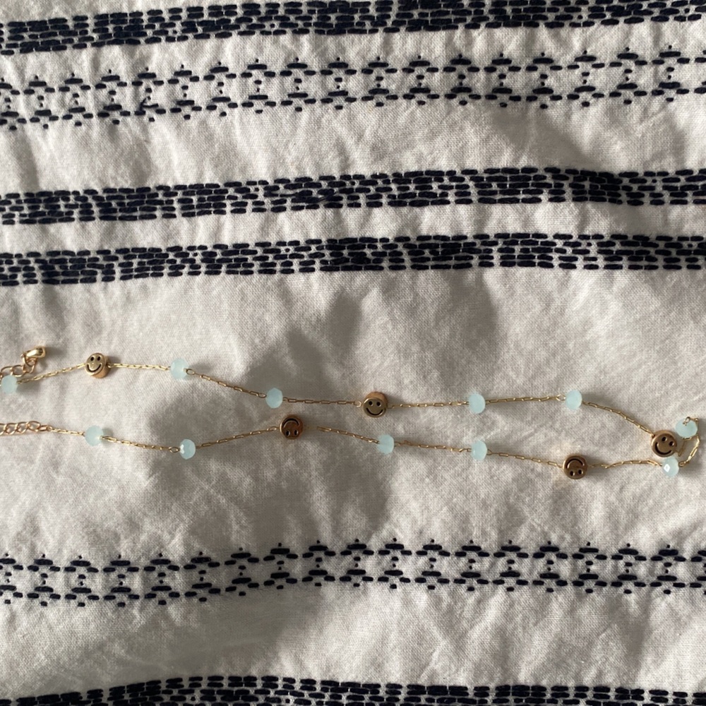 Altar’d state smiley choker necklace